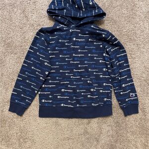 🌼5/$10🌼Champion Navy Athletic Boys Hoodie
